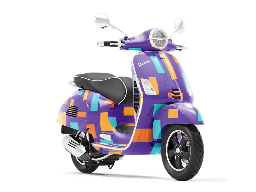 Destiny Street Abstract Vespa Scooter Wrap Film
