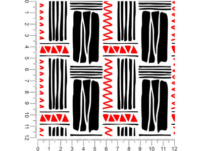 devil inside abstract geometric 1ft x 1ft Craft Sheets