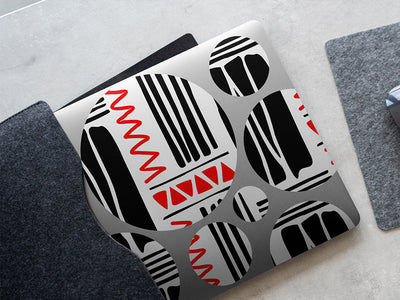 devil inside abstract geometric DIY Laptop Stickers