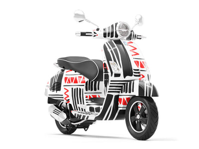 Devil Inside Abstract Vespa Scooter Wrap Film