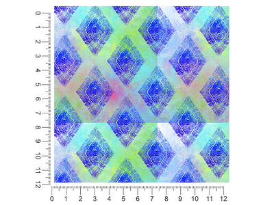 diamond ocean tie dye 1ft x 1ft Craft Sheets