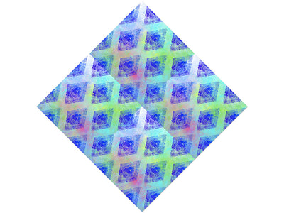 Diamond Ocean Tie Dye Vinyl Wrap Pattern