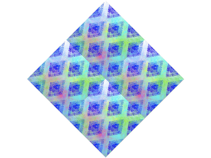 Diamond Ocean Tie Dye Vinyl Wrap Pattern