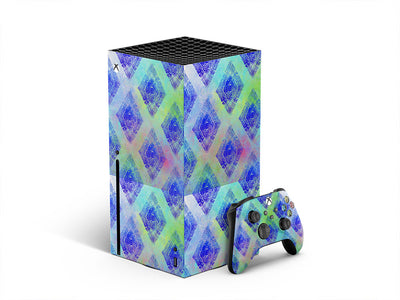 diamond ocean tie dye XBOX DIY Decal