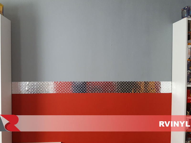 Diamond Plate DIY Custom Wall Graphic