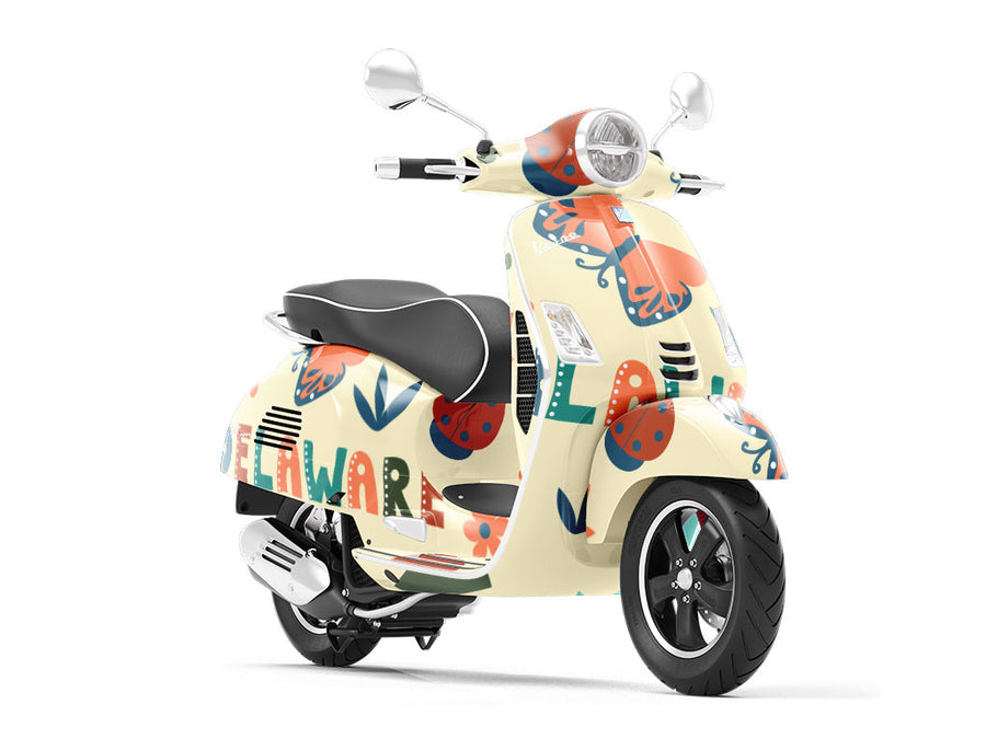Diamond State Americana Vespa Scooter Wrap Film
