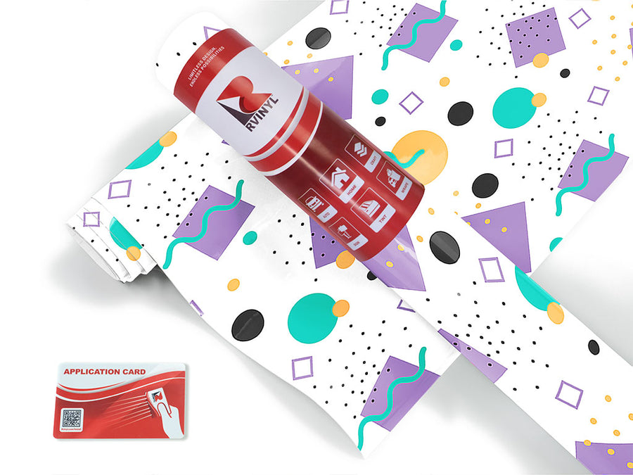 dice king abstract geometric Craft Vinyl Roll