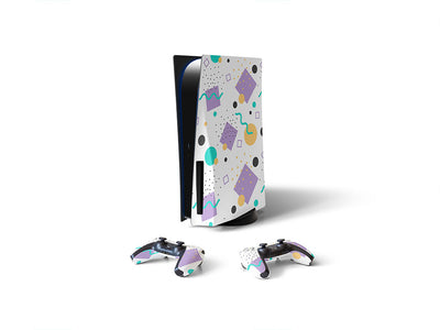 dice king abstract geometric Sony PS5 DIY Skin