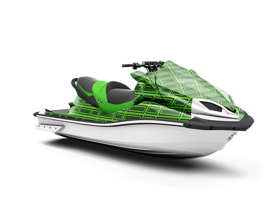 Digital  Brick Jet Ski Vinyl Customized Wrap