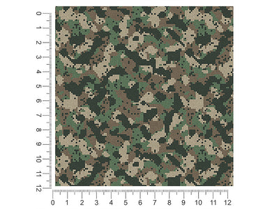 digital fabric camouflage 1ft x 1ft Craft Sheets