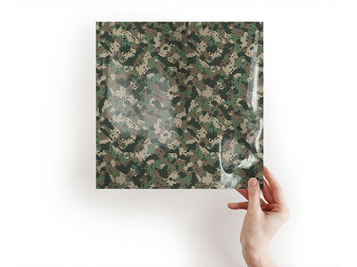 digital fabric camouflage Craft Sheets