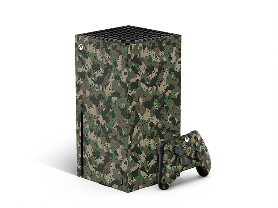 digital fabric camouflage XBOX DIY Decal