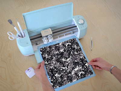 digital smoke camouflage Cricut Compatible Vinyl