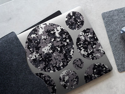 digital smoke camouflage DIY Laptop Stickers