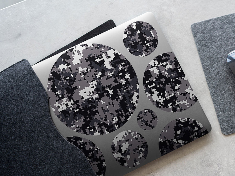 digital smoke camouflage DIY Laptop Stickers