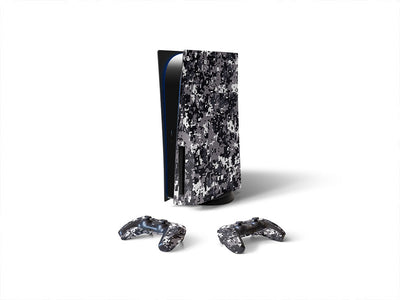 digital smoke camouflage Sony PS5 DIY Skin