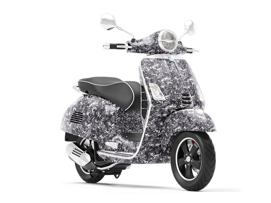 Digital Smoke Camouflage Vespa Scooter Wrap Film