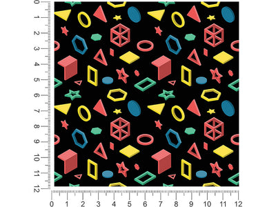 digital witness abstract geometric 1ft x 1ft Craft Sheets