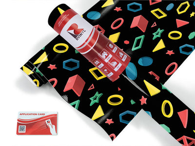 digital witness abstract geometric Craft Vinyl Roll