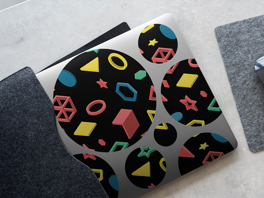 digital witness abstract geometric DIY Laptop Stickers