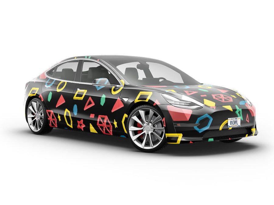 Digital Witness Abstract Vehicle Vinyl Wrap