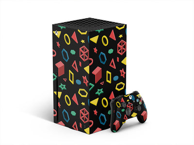 digital witness abstract geometric XBOX DIY Decal