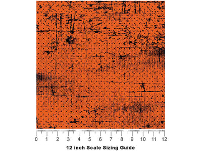 Dingy Designs Halloween Vinyl Film Pattern Size 12 inch Scale~Rwraps Dingy Designs Halloween Sizing Chart~2