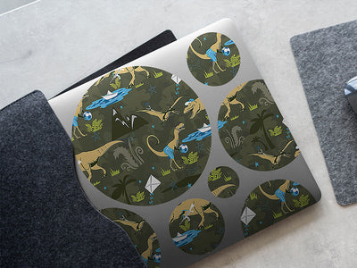 dino boys dinosaur DIY Laptop Stickers