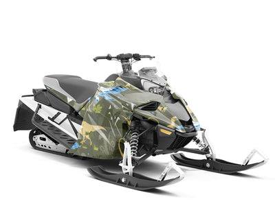 Dino Boys Dinosaur Custom Wrapped Snowmobile