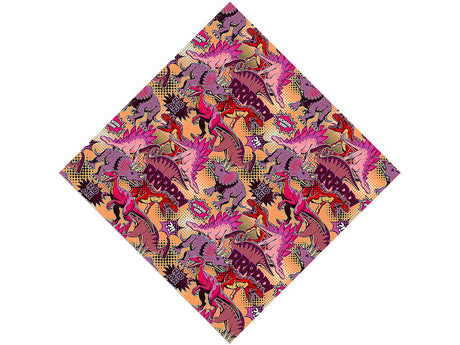 Dino Might Sticker Bomb Vinyl Wrap Pattern
