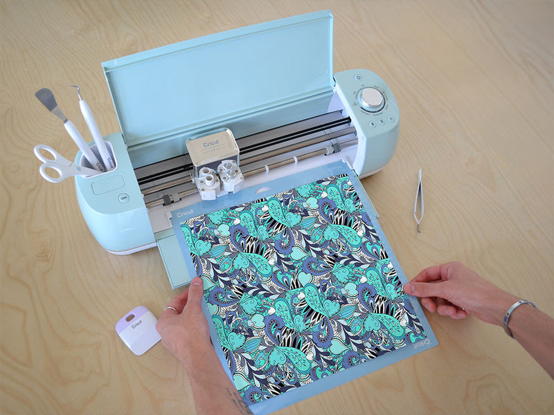 disappearing tears floral Cricut Compatible Vinyl