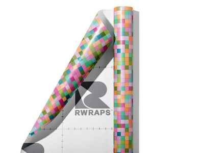 Disco Baby Pixel Wrap Film Sheets~Rwraps Series 914 Disco Baby Pixel Scrolled Sheet~3