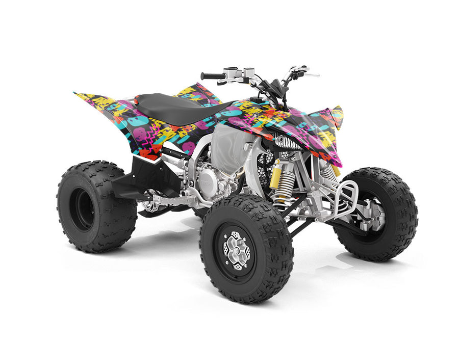 Disco Backfire Abstract ATV Wrapping Vinyl
