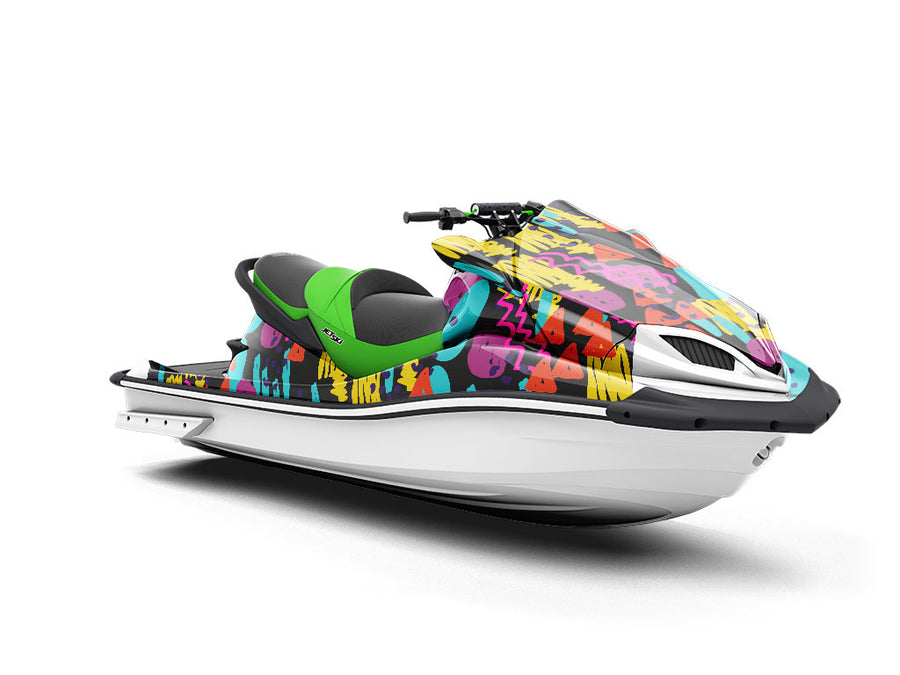 Disco Backfire Abstract Jet Ski Vinyl Customized Wrap