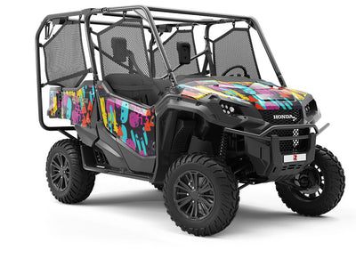 Disco Backfire Abstract Utility Vehicle Vinyl Wrap