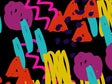 Disco Backfire Abstract Vinyl Wrap Pattern~Rwraps Series 914 Digitally Printed Vinyl Wrap~0