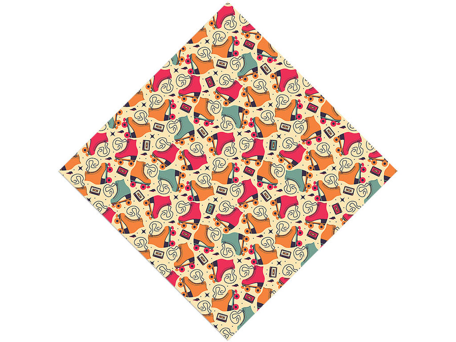 Disco Skate Sport Vinyl Wrap Pattern