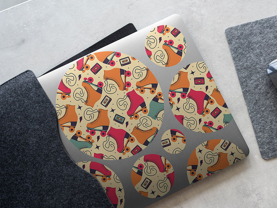 disco skate sport DIY Laptop Stickers