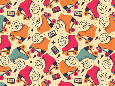 Disco Skate Sport Vinyl Wrap Pattern~Rwraps Series 914 Digitally Printed Vinyl Wrap~0