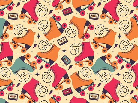 Disco Skate Sport Vinyl Wrap Pattern~Rwraps Series 914 Digitally Printed Vinyl Wrap~0