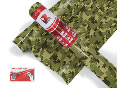 disruptive forest camouflage Craft Vinyl Roll