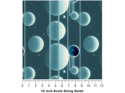 Distant Connections Science Fiction Vinyl Film Pattern Size 12 inch Scale~Rwraps Distant Connections Science Fiction Sizing Chart~2