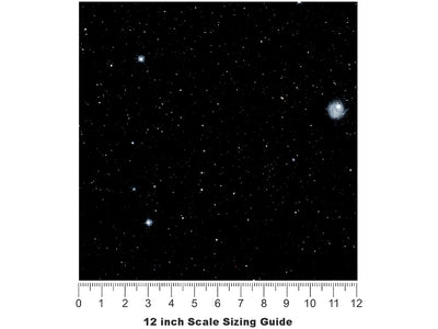 Distant Galaxies Science Fiction Vinyl Film Pattern Size 12 inch Scale~Rwraps Distant Galaxies Science Fiction Sizing Chart~2