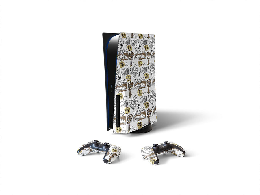 distant peaks camping Sony PS5 DIY Skin