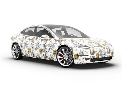 Distant Peaks Camping Vehicle Vinyl Wrap