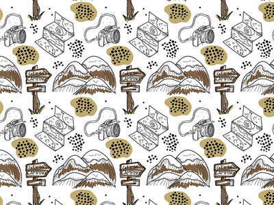 Distant Peaks Camping Vinyl Wrap Pattern~Rwraps Series 914 Digitally Printed Vinyl Wrap~0