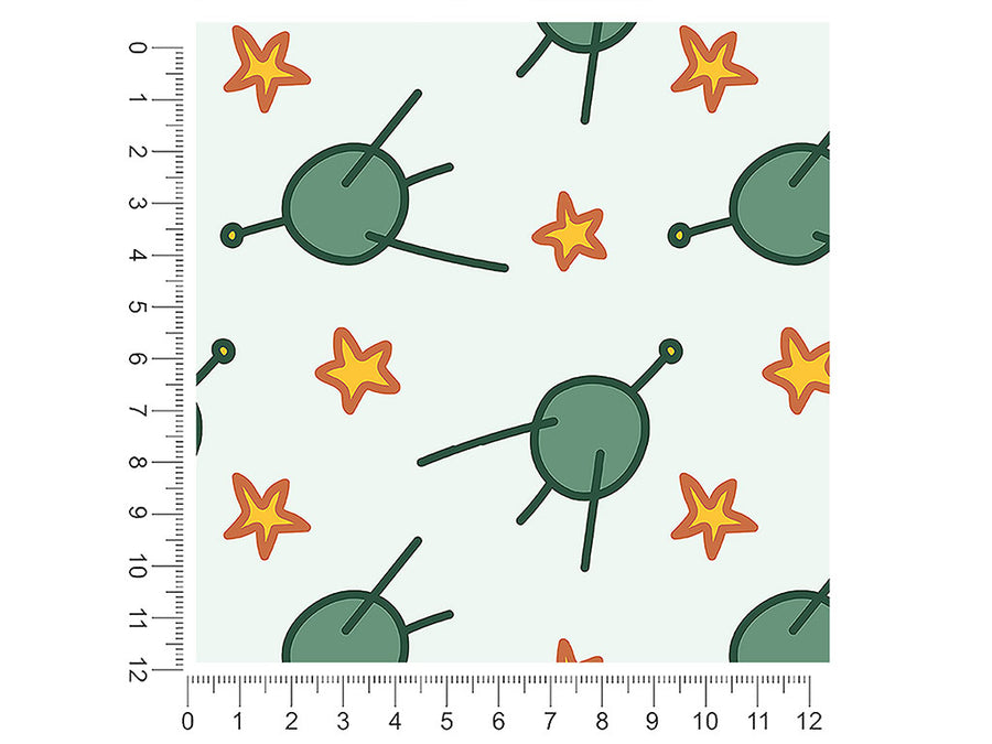 distant probe science fiction 1ft x 1ft Craft Sheets