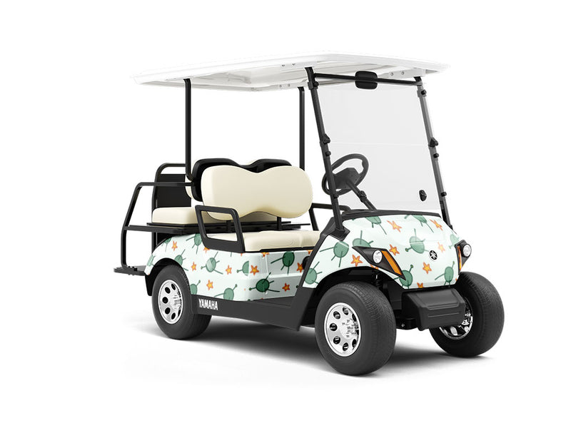 Distant Probe Science Fiction Wrapped Golf Cart
