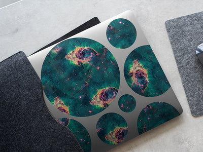 distant sandstorm science fiction DIY Laptop Stickers