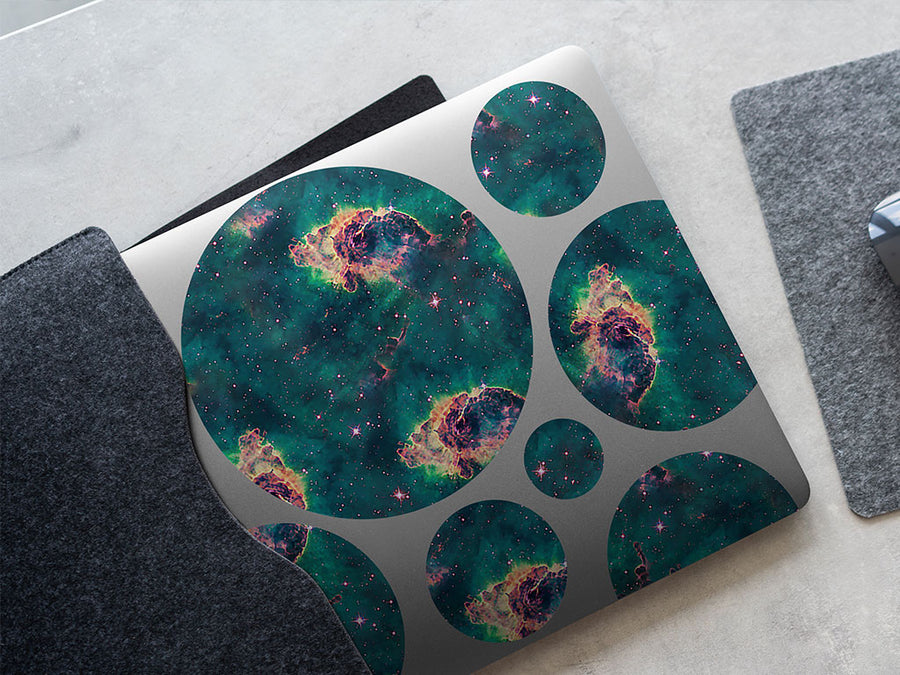 distant sandstorm science fiction DIY Laptop Stickers